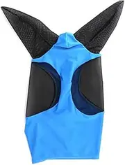 SUIOPPYUW Pet Horse Cover Ears Face Anti-mosquito Head Eye Anti-insect Protector Comfortable Breathable Mesh Riding Ornaments