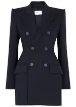 Sportmax Gitano Navy Stretch-wool Blazer - UK12 UK12
