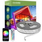 Smart Outdoor Rope Light, 49.2ft Music Sync RGB LED Strip Lights, App Control...