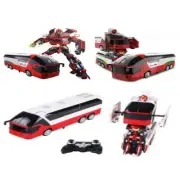 MZ Transforming Toy Bus 2372P RC IR Remote Control Robot Car Race Racing Robot