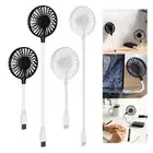 Mini Portable USB Fan Desk Fan Bendable Cable for Travel