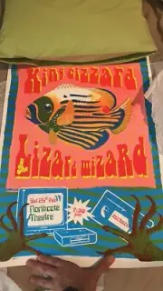 King Gizzard and the Lizard Wizard Melbourne Northcote 25th Feb 2023 Poster