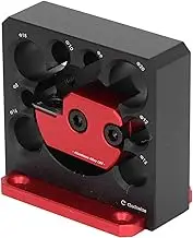 Adjustable Dowel Maker Jig, 8 Hole Electric Drill Milling Solid Wood Round Rod Woodworking Tool with Rounded Carbide Insert for Smooth Cutting, Long Life Aluminium Alloy,