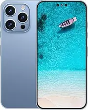 XUANMEIKE A14 PROMAX Unlocked Phone 8-Core Android Smartphone 8GB RAM + 256GB Storage 50MP + 24MP Cameras 6800mAh Battery 6.7-Inch HD Display 5G Dual SIM Unlocked Cell Phone (Blue)