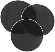 OFFSCH Replacement Drum Heads 3pcs Double Layer Silent Mesh Mute Drum Heads for Quiet Practice