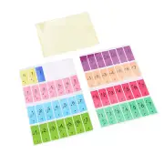1 Set New 88-Key Electronic Keyboard Piano Key Beginner Note Stickers Labels vv