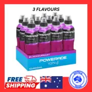 Powerade Ice Zero Sugar Sports Drink Multipack 3 FLAVOURS 12 x 600 SIPPER CAP
