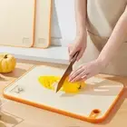 Anti-mold Cutting Board Wheat straw Double-sided Board for Vegetables Fruit
