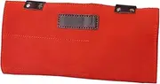 Leather Barber Hairdressing Tools Holder Pouch Scissors Shears Case Bag Red