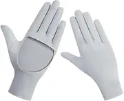 [LEIXIUSM] Ladies Summer Handguard Sunshade Gloves Hollow Thin Soft for Driving Bicycle Fishing Gloves