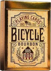 Bicycle Bourbon Deck Playing Cards, Brown, Vintage-Inspired, Custom Court Cards, Foil Tuck, Premium Bicycle Cardstock, Made in USA, 60+ Ages
