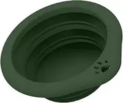 Folding Pet Bowl - Silicone Travel Dog Bowls - Folding Portable Water Container, Expandable Feeding Cup with Carabiner for Walking, Traveling