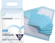 23x36 Chucks 50 Count, Max Absorbency Disposable Underpads & Adhesive Strips, Leakproof Quick Drying, Baby Changing, Puppy & Adults Bed Pads, Training Dog Pee Pads Extra Large, XXL Incontinence Pads