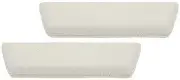 1967 Dart Barracuda Valiant; Front Arm Rests; White; Pair