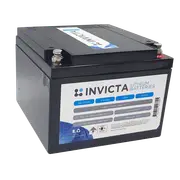 Invicta 12V 24Ah Lithium Battery with 4 Series Functionality