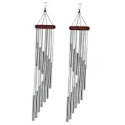 2 Pack Wind Chimes for Outside, Sympathy Wind Chimes Outdoor Clearance with 12