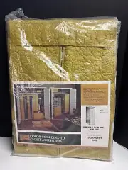 SEARS Vintage Gold Garment Bag Closer Accessories NIP