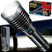 Rechargeable Flashlights 2400.000 High Lumens,Super Bright LED Flashlight for...