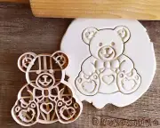 Bear Teddy Head Bear Forest Cartoon Character Plush Kid Toy Cookie Cutter