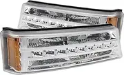 Anzo USA 03-06 Silverado/Avalanche LED Chrome Parking Lights
