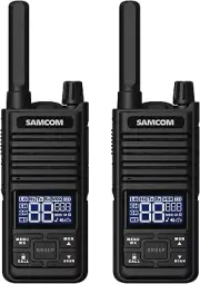 T2 GMRS Two Way Radio, 2 Watt Long Range Walkie Talkies,121 Privacy Codes Type C