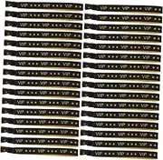 TOGEVAL 50 Pcs VIP Guest Wristbands Custom Cloth Wristbands for Events Concerts Festivals Identification Comfortable Material Unique Personalization