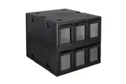6 Drawer Card Catalog - Black