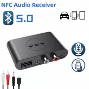 Bluetooth 5.3 Audio Receiver with USB, RCA, 3.5mm, and NFC for Car and Speakers