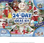 The Elf on the Shelf 24-Day Ultimate Elf Kit - Official Accessories for 24 Days of Elf Magic - 70+ Props, 24 idea Packs - for Ages 3 Years and Above