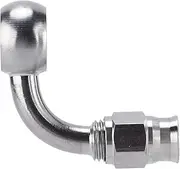 Zohisin an 3 Stainless Steel 90 Degree Banjo Eye Brake Hose Fitting Automobile Accessories with Machined Components and Exquisite Workmanship