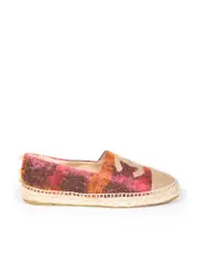 Checkered Tweed CC Espadrilles