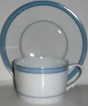 Raynaud Tropic Bleu Cup & Saucer