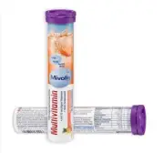 Mivolis Multivitamin Effervescent Tablets Dietary Supplements No Added Sugar 20