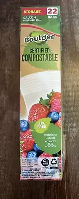 Compostable Resealable Gallon Bags Eco Friendly Reusable Zero Waste BPA Free