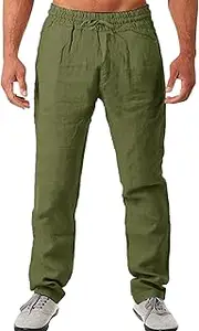 [Generic] Outdoor Foam Comfortable and Casual New Men's Cotton Pants Yoga Pants Training Casual Pants Fitness Running Sports Pants Big