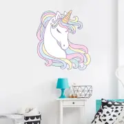 Vinyl Home Living Room Legendary Creature Decor Design Unicorn Wall Decal 20x22