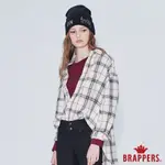 BRAPPERS 女款 寬鬆格紋襯衫-淺卡其