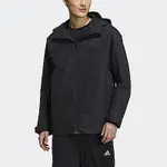 ADIDAS TH PREM WV JKT HY5829 男 連帽外套 運動 訓練 高領 寬鬆 亞洲版 黑灰