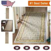 Lyndhurst Runner Rug 2'3" x 12' - Light Blue & Ivory, Stain Resistant & Elegant