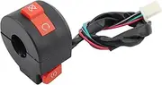 PowerMotor 4 Wires Left Kill Start Stop Switch 22mm 7/8" Handlebar Start Switch Assembly Replacement for Speedy 50/Pony 50/VIP 50/Jet 50/Taotao Speedy 50cc 100cc 150cc ATV Quad 4 Wheeler Scooter