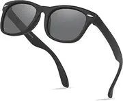 [Orrstarry] Kids Sunglasses for Boys Girls Polarized Flexible Sun Glasses Shades for Children Age 3-10 TPEE Rubber Frame UV Protection 802