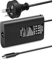130W USB C Laptop Charger for Dell XPS 15 17 2in1 9575 9500 9700 Precision 5530 2in1 5550 5750 Latitude 9410 9510 7410 7310 7210 5420 5520 5510 Type C AC 130 Watt Dell Type C AC Adapter Power Cord