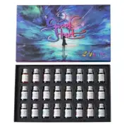 24 Colors 7ml Gold Powder for Fountain Dip Pen Writing Painting