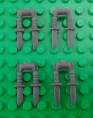 *NEW* Lego Daggers Knives Knife Mini Figures Men People Figs 4 pairs