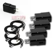 4X 2A TRAVEL ADAPTER+6FT 30PIN USB CABLE WALL CHARGER BLACK GALAXY TAB 7.0 NOTE