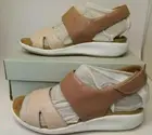Unstructured By Clarks Un Bali Sling Sandals ,Rose Combination,9M US NEW IN BOX
