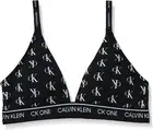 Calvin Klein Women's Ck One Cotton Lightly Lined Triangle Bralette-XS