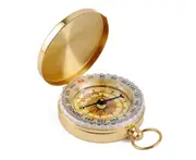 C186 Pocket Watch Retro Flip Compass Outdoor Mountaineering Multi-function with Cover Luminous Camping Gear Equipment