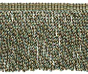 Bullion Fringe Trim with Woven Gimp Header, Color# PR24 [Sold By The Yard]