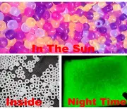200 UV Mixed Color Changing Reactive AcrylicPony Beads 8X6mm Glows in the Dark